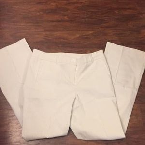 Lane Bryant Sz 14 White w/Black Pinstripe Trousers